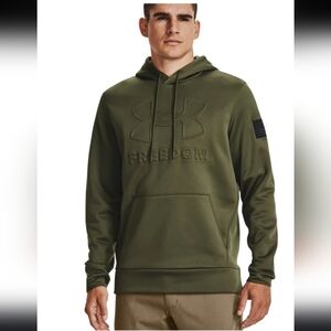 Under Armour Mens Freedom Embossed Green hoodie